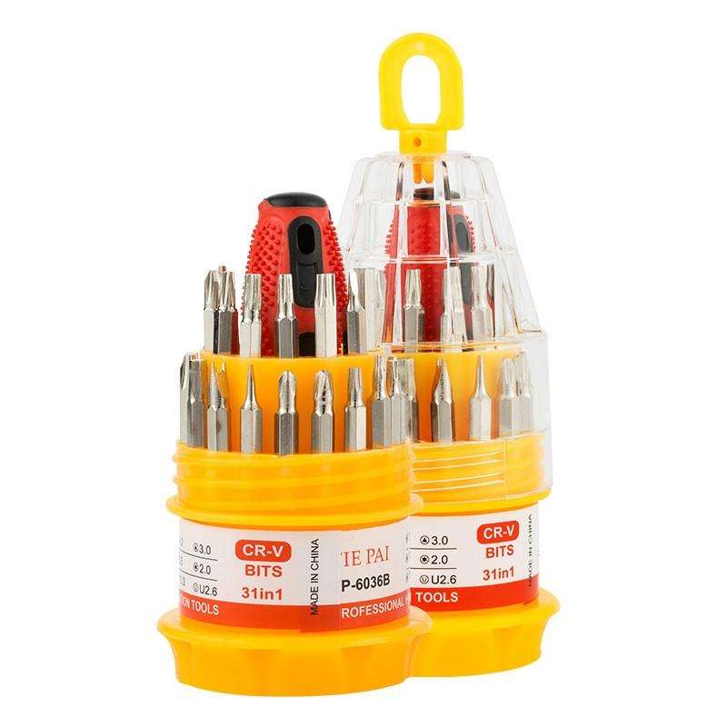 31 In 1 Small Screwdriver Cross Mobile Phone Repair Tool Pagoda Screwdriver Multifunctional Screw...