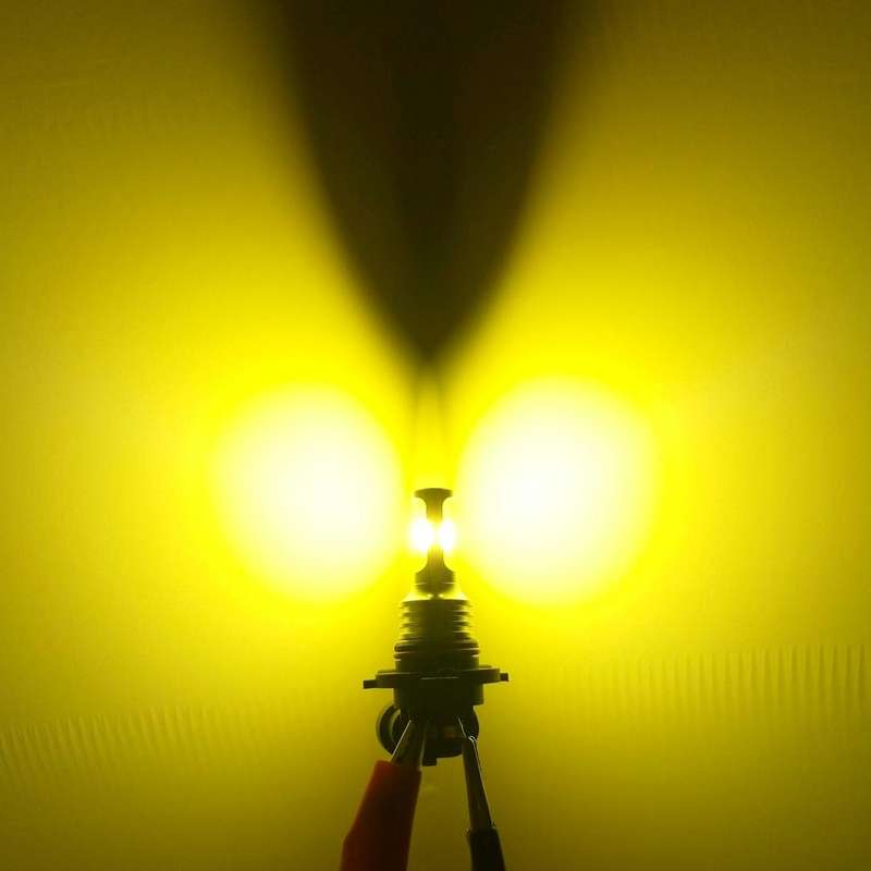 2 PCS H7 72W 1000LM 6000-6500K Super Bright White Light Car Fog LED Bulbs, DC 12-24V
