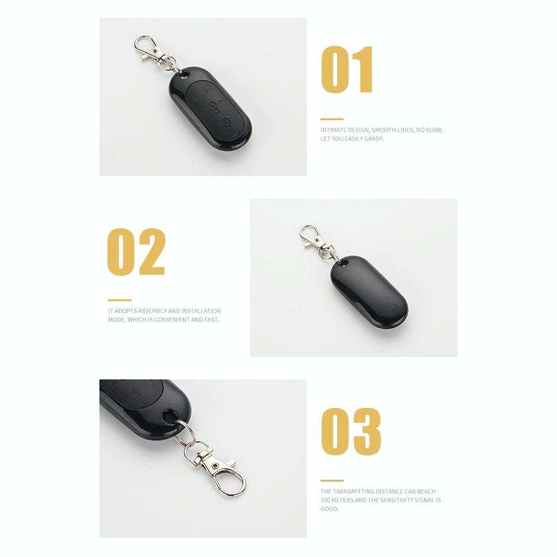 315MHz Copy Code 2pcs For Yadea Four-button Anti-theft Alarm Wireless Key Remote Control