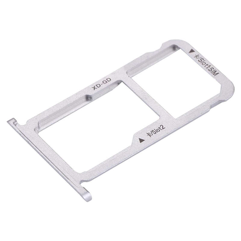 For Huawei Honor 6X / GR5 2017 SIM Card Tray & SIM / Micro SD Card Tray(Silver)