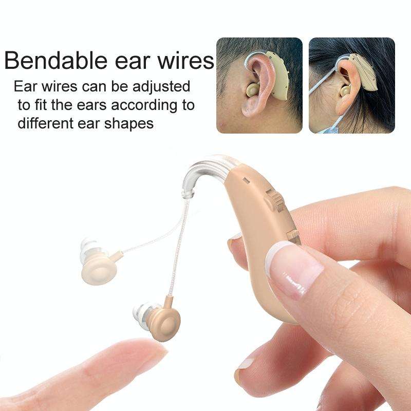 GM-301 Hearing Aid Rechargeable Sound Amplifier,Spec: Without Bluetooth Blue