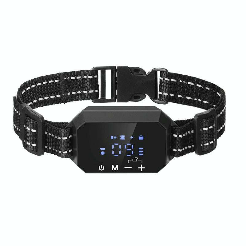 Dog Trainer Electronic Fence Smart GPS Wireless Bark Stop(Black)