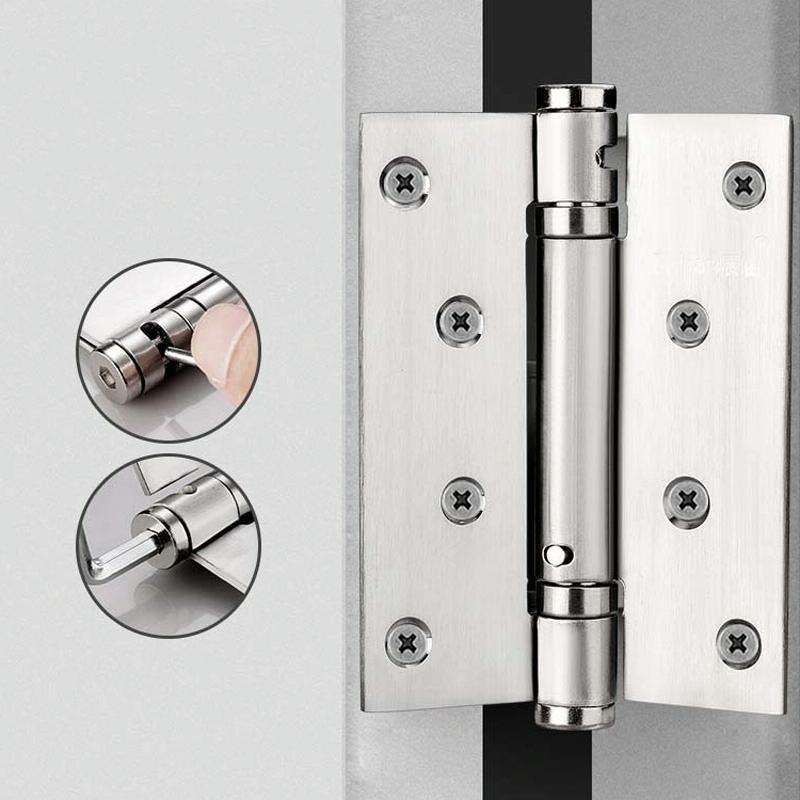 2pcs /Set 4 Inch Stainless Steel Hinge Free Slotting Door Switch Hinge