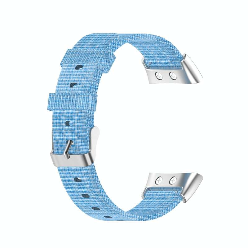 For Garmin Forerunner 45 / 45S / Swim 2 Universal Nylon Canvas Watch Band(Sky Blue)