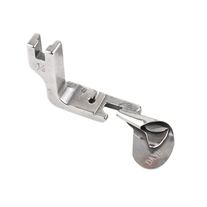 Sewing Machine Rolls Cloth Edge Presser Foot Silk Chiffon Skirt Hem Curled Pull Tube, Style:1/8(0...
