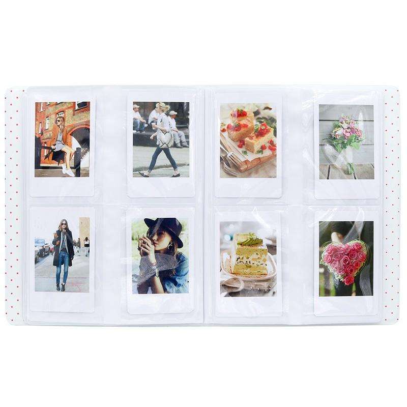 128 Pockets Photo Book Album Name Card Holder for Fujifilm Instax Mini 8 /7s /70 /25 /50s /90(Pea...