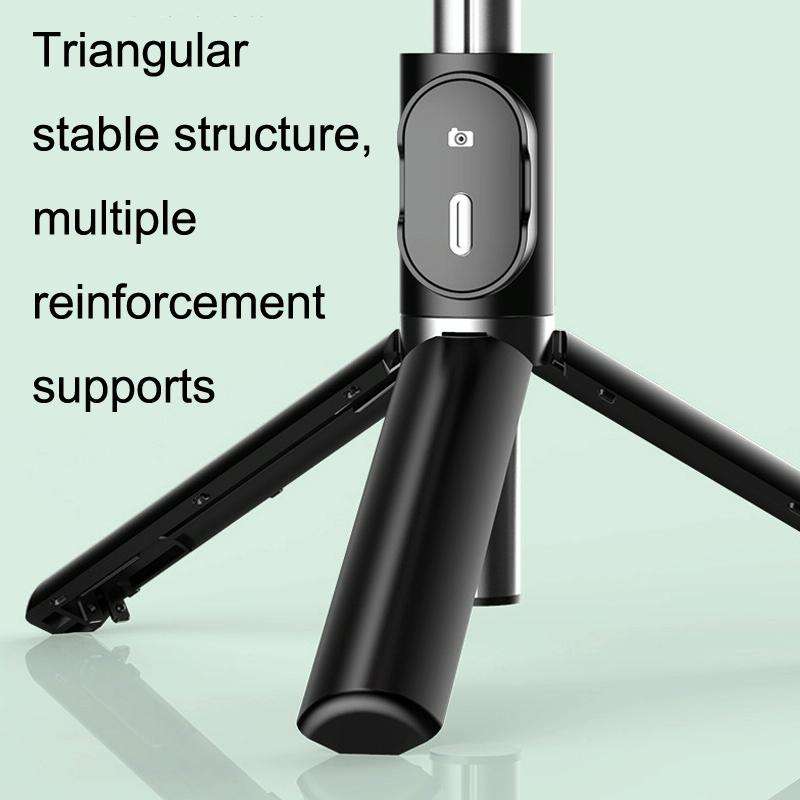 P60D Fill Light Bluetooth Mobile Phone Selfie Stick(White)