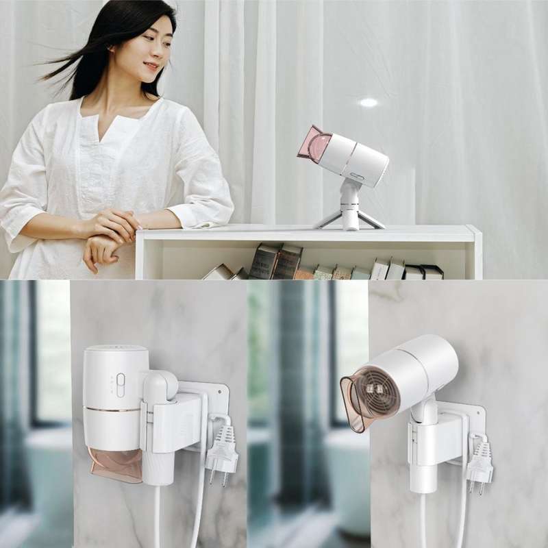ZMFT-001 Hands-Free Desktop Hair Dryer, Specification: EU Plug(White)