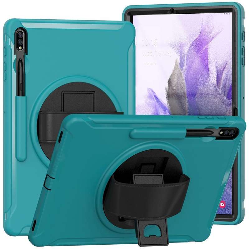 For Samsung Galaxy Tab S7 FE 12.4 inch T730 360 Degree Rotation PC+TPU Protective Cover with Hold...