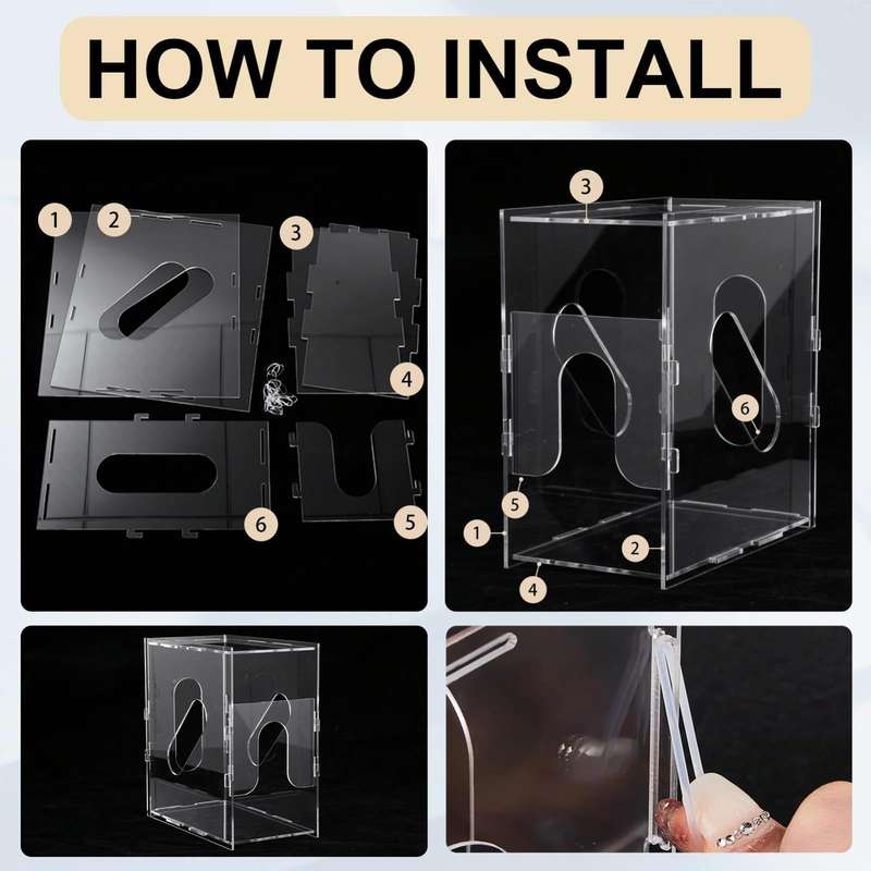 Acrylic Baby Breastmilk Storage Bags Containers