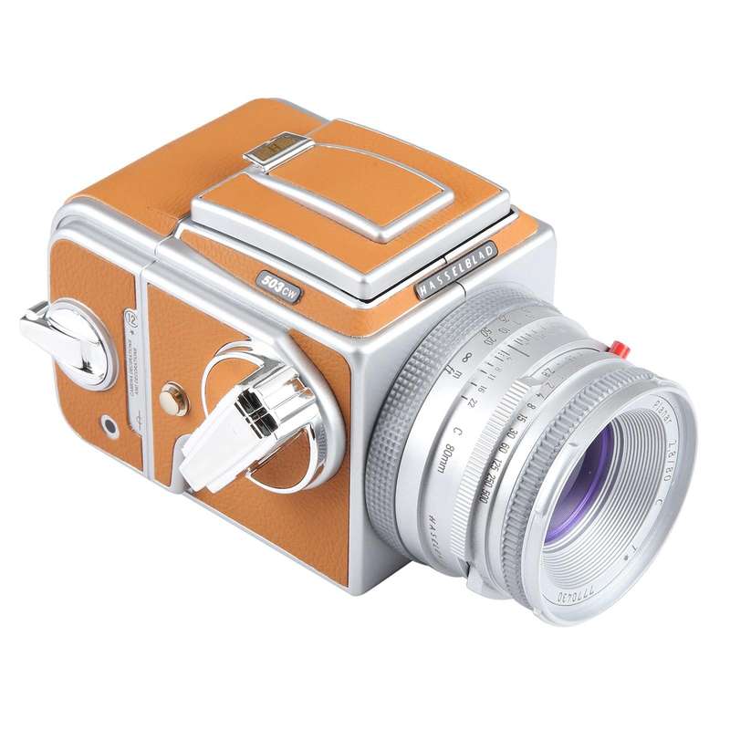 For Hasselblad 503CW Non-Working Fake Dummy Camera Model Photo Studio Props(Brown Silver)