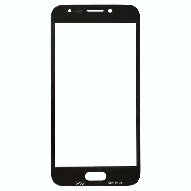 For Samsung Galaxy J2 Pro (2018), J250F/DS 10pcs Front Screen Outer Glass Lens (Grey)