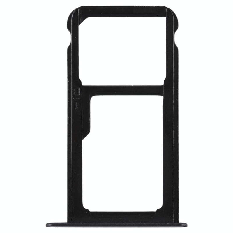 SIM Card Tray + SIM Card Tray / Micro SD Card for Huawei P9 Lite(Black)