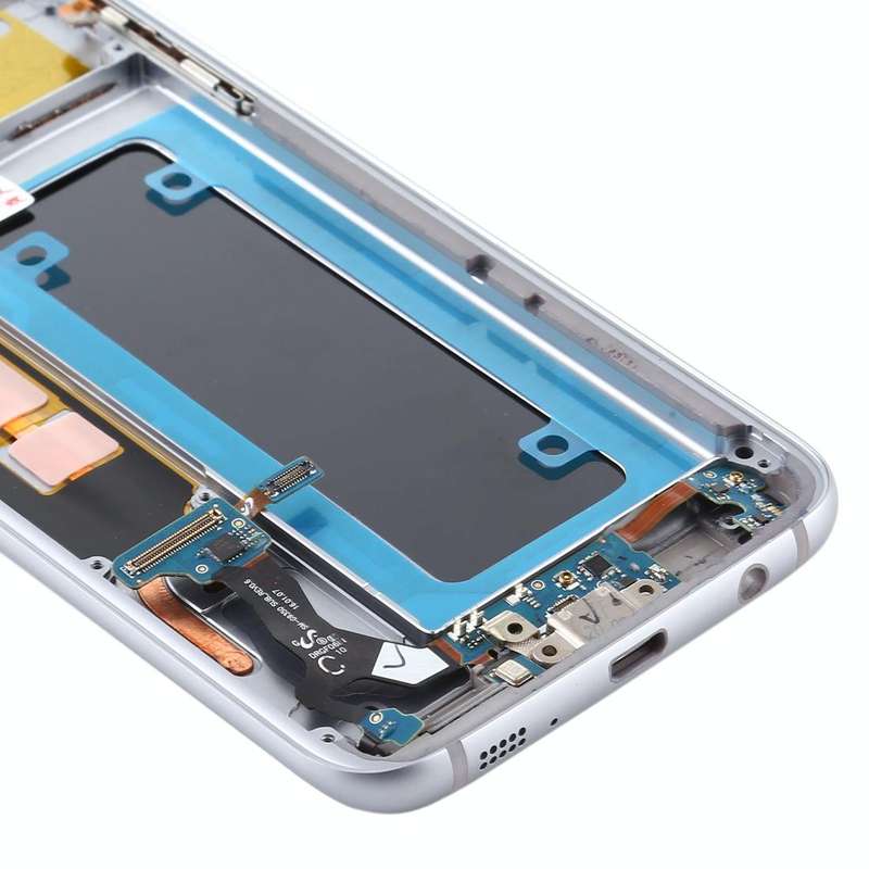 OLED LCD Screen for Samsung Galaxy S7 Edge / SM-G935F Digitizer Full Assembly with Frame (Black)