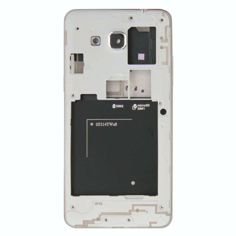 For Galaxy Grand Prime / G530 Full Housing Cover (Front Housing LCD Frame Bezel Plate + Middle Fr...