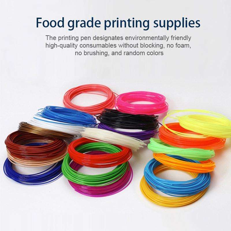 3D Printing Pen Low Temperature Painting Pen With 80m PCL(Pink)