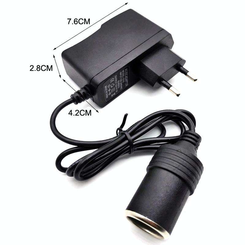 2PCS 220V To 12V Power Converter Car Power Adapter EU Plug
