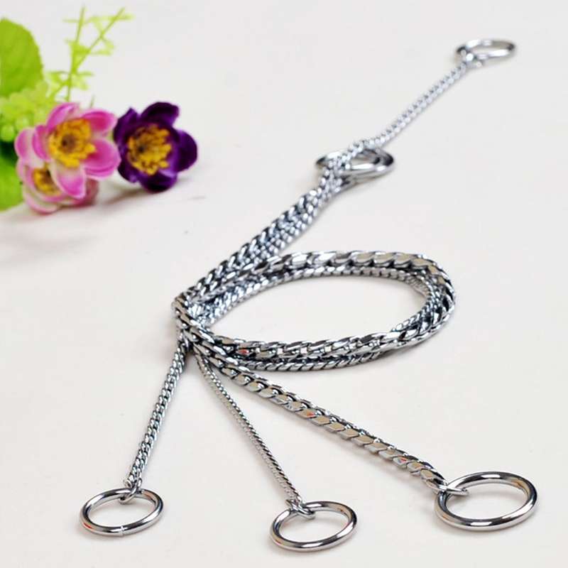 70cm Pet P Chain Pet Collars Pet Neck Strap Dog Neckband Snake Chain Dog Chain Dog Collar