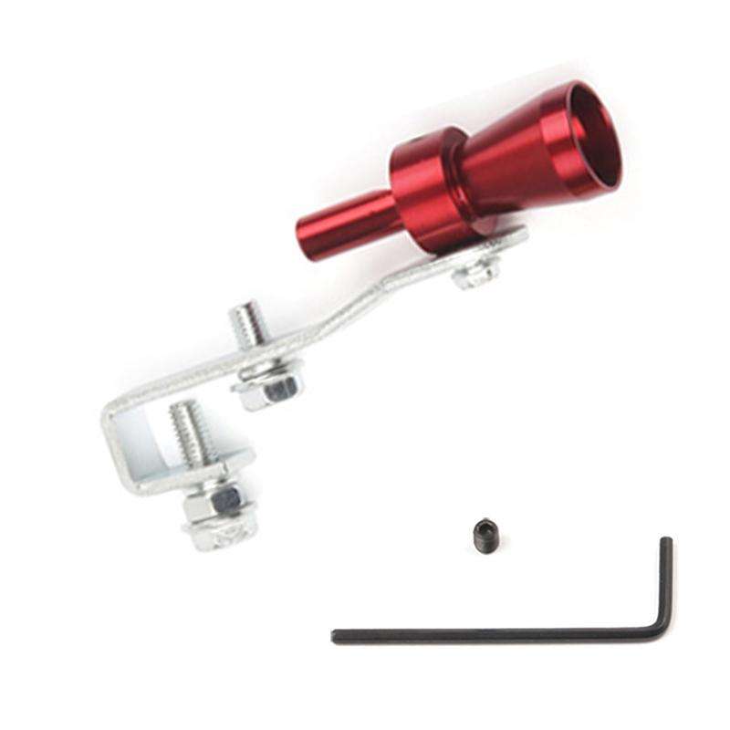 Universal Aluminum Turbo Sound Exhaust Muffler Pipe Whistle Car / Motorcycle Simulator Whistler, ...