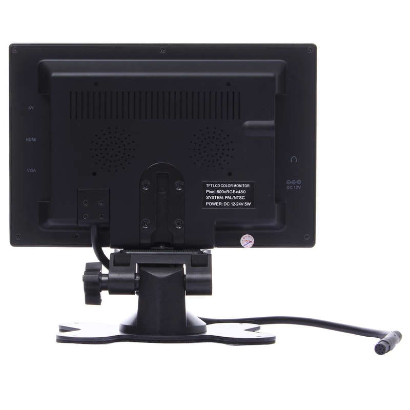 7.0 inch 800*480 Car Surveillance Cameras Monitor with Adjustable Angle Holder & Remote Control, ...