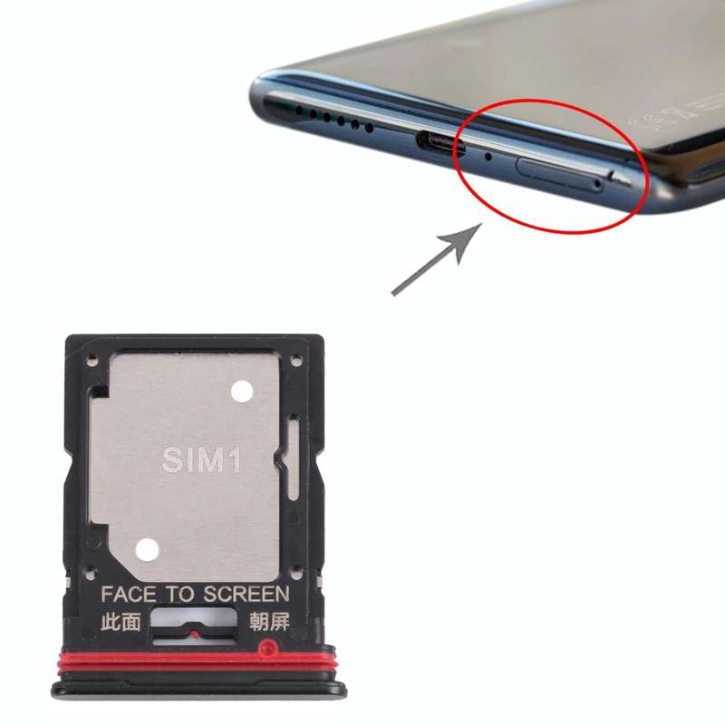 SIM Card Tray + SIM Card Tray / Micro SD Card Tray for Xiaomi Redmi Note 11 Pro (China) 21091116C...