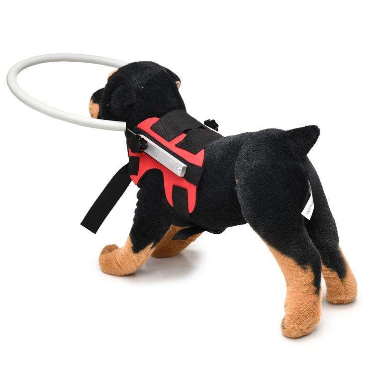 Dog Blindness Anti-Collision Ring Animal Protection Ring Cover Guide Ring, Specification: M(Red)