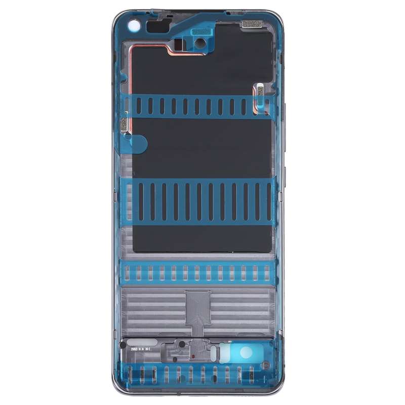 Original Front Housing LCD Frame Bezel Plate for Xiaomi Mi 11 Pro M2102K1AC (Black)