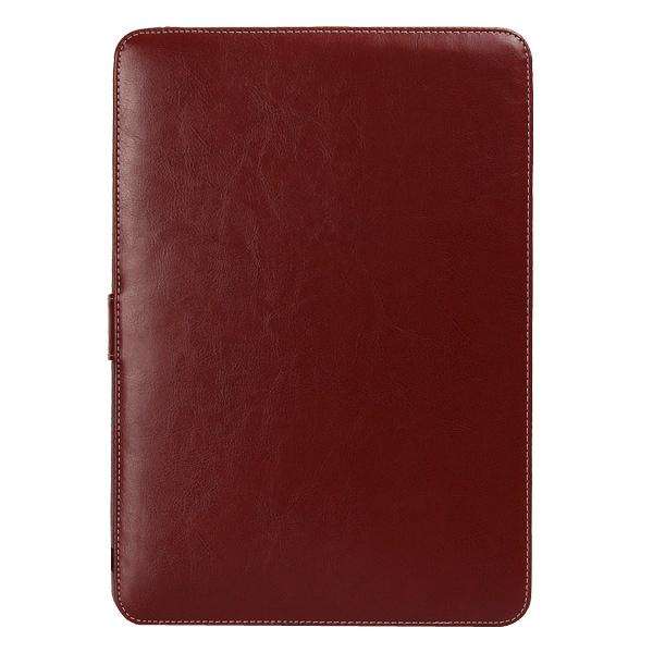 Notebook Leather Case with Snap Fastener for 13.3 inch MacBook Pro Retina(Brown)
