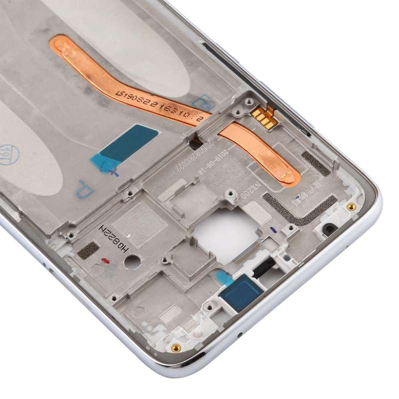 Front Housing LCD Frame Bezel Plate for Xiaomi Redmi Note 8 Pro (Double SIM Version)(White)