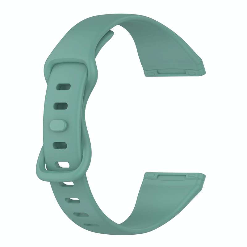 For Fitbit Versa 4 / Versa 3 / Sense Universal TPU Watch Band, Size:S(Pine Needle Green)