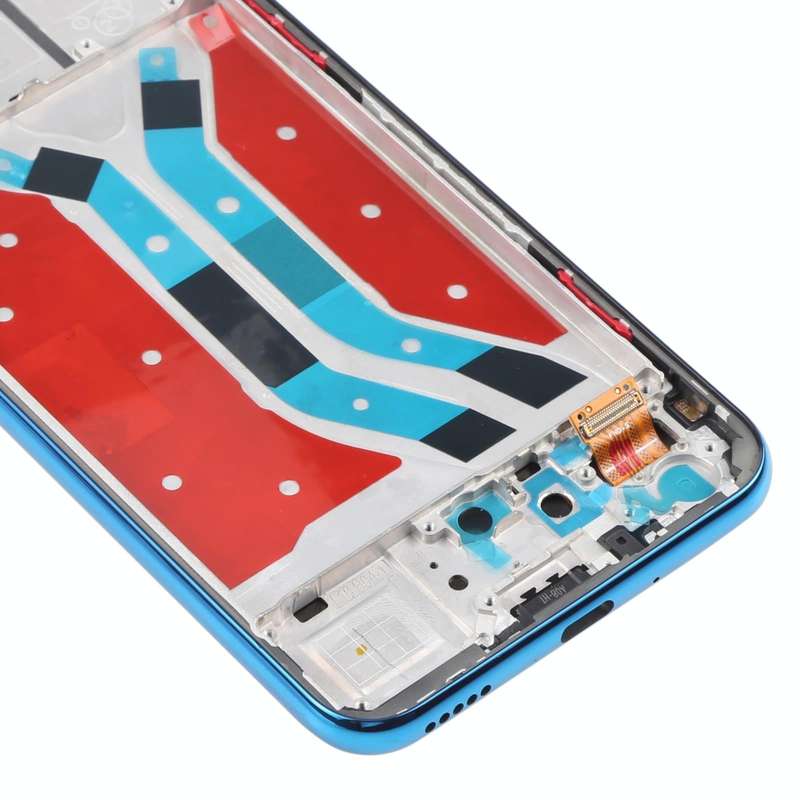 LCD Screen and Digitizer Full Assembly With Frame for Huawei P Smart S (Blue)