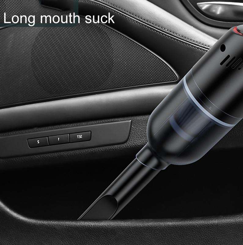 SHANEN 120W 8000Pa Car Vacuum Cleaner Car Wireless Charging High-Power Powerful Mini Handheld Vac...