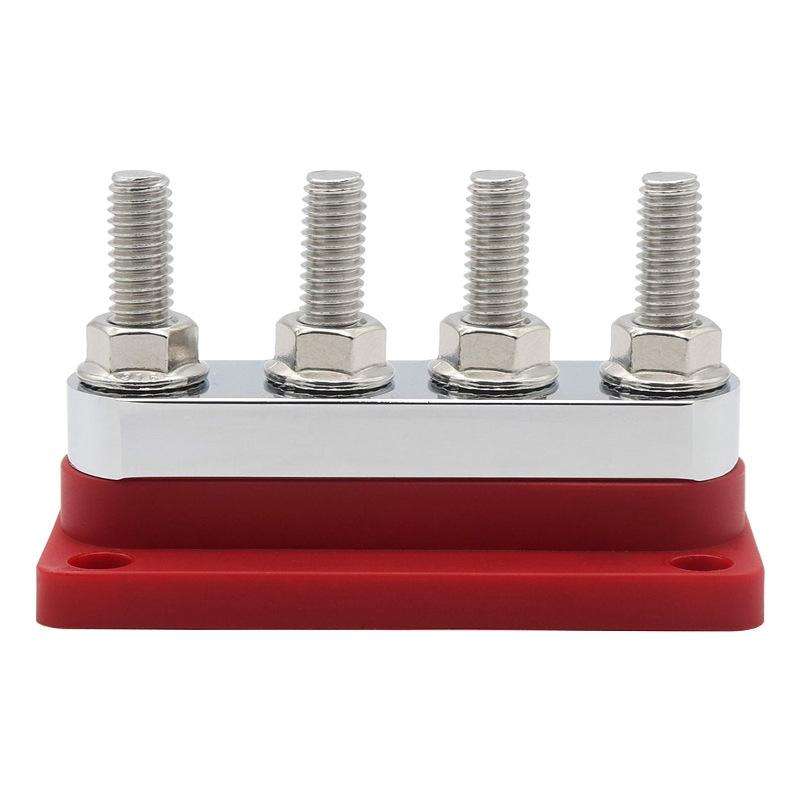 600A 48V RV&Ship Modification 4-way Large Electric DC Busbar(AOA4713CR-M10)