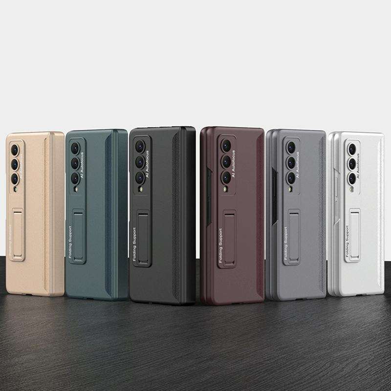 For Samsung Galaxy Z Fold4 GKK Integrated Magnetic Hinge Folding Phone Case(Black)
