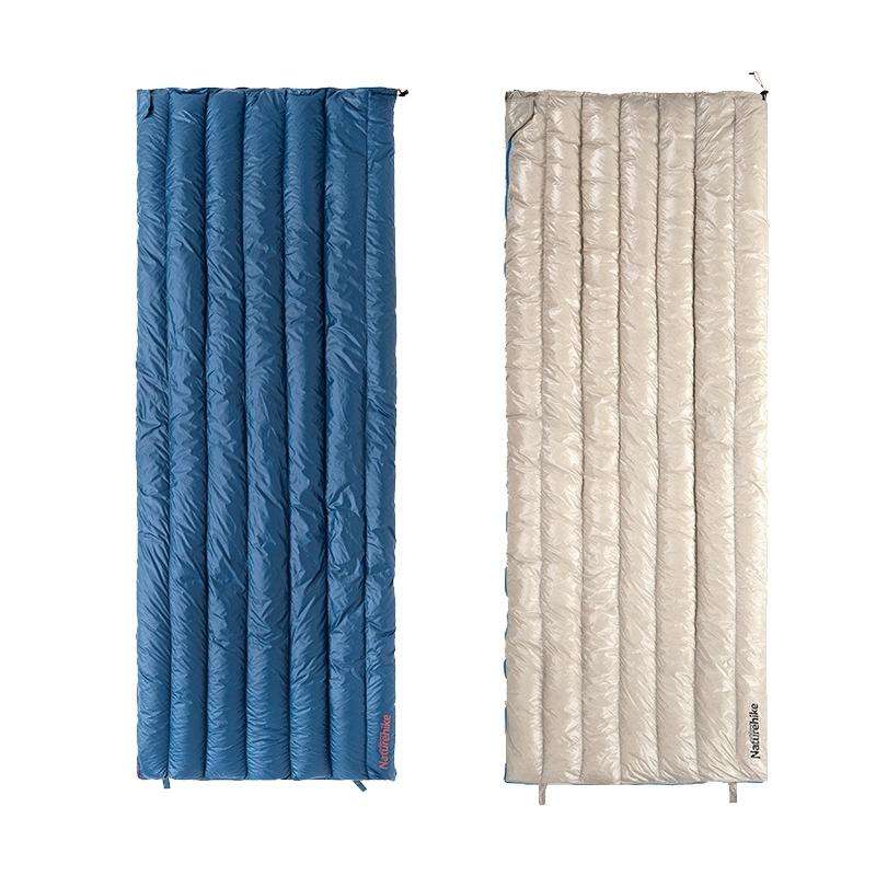 Naturehike NH17Y010-R 280G Outdoor Camping Winter Warm Goose Down Sleeping Bag (Navy Blue)