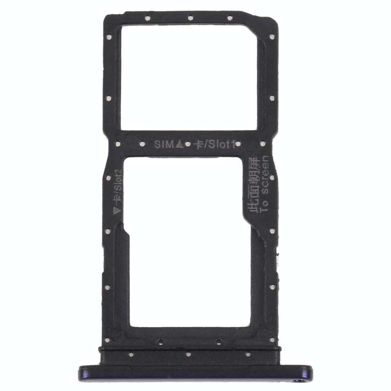 SIM Card Tray + SIM Card Tray / Micro SD Card Tray for Honor 9X (Purple)