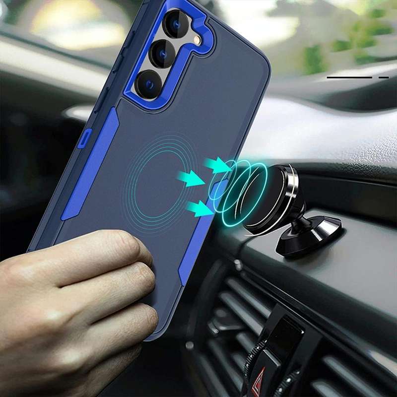 For Samsung Galaxy A54 5G 2 in 1 Magnetic PC + TPU Phone Case(Black)