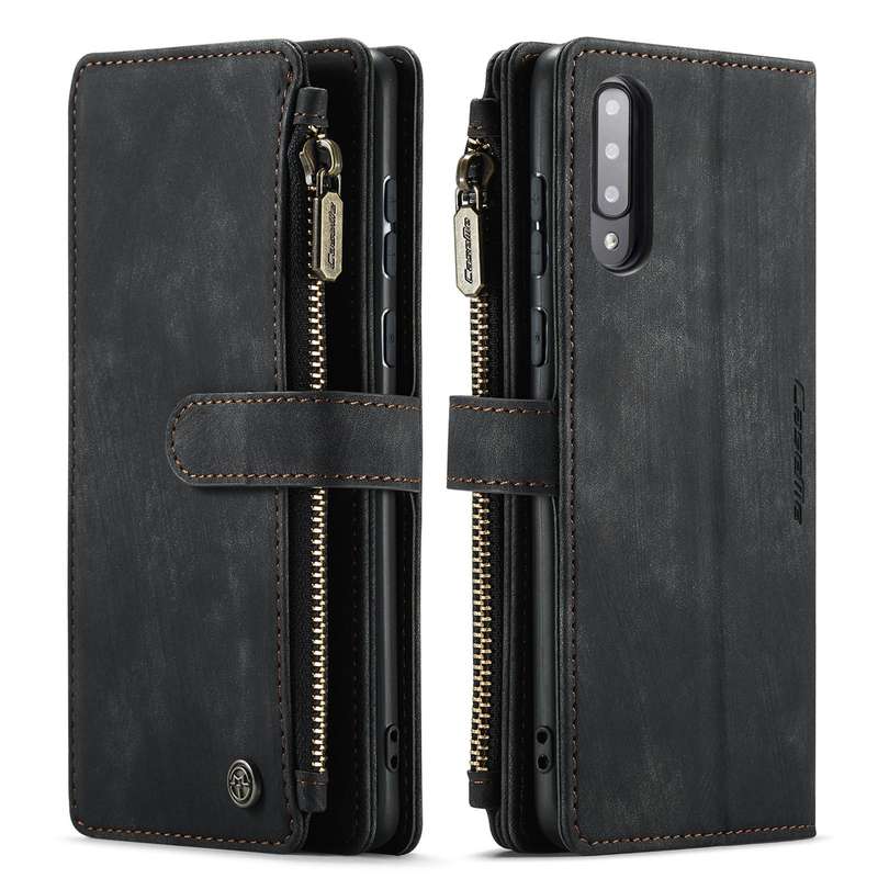 For Samsung Galaxy A30s / A50s / A50 CaseMe-C30 Multifunctional Horizontal Flip PU + TPU Phone Ca...