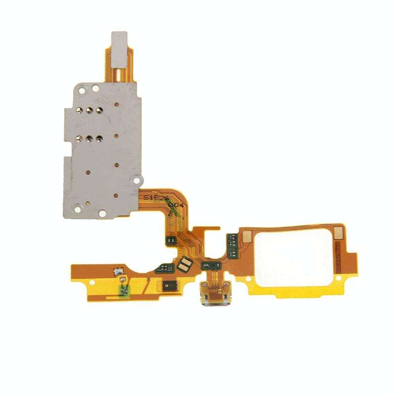 For Vivo X5Max V & X5Max+ Charging Port Flex Cable + SIM Card Reader Contact