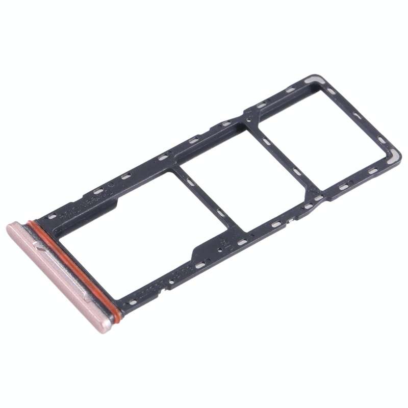 For Infinix Hot 10i X659B SIM Card Tray + SIM Card Tray + Micro SD Card Tray (Gold)