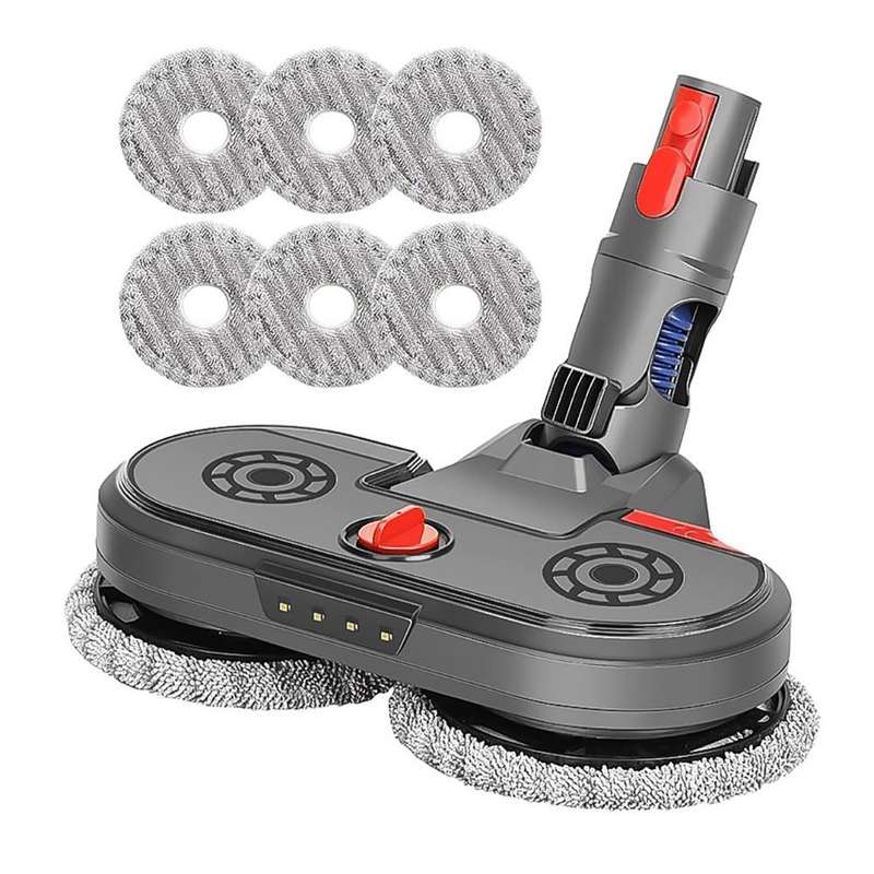 For Dyson V7 V8 V10 V11 Vacuum Cleaner Electric Mopping Head Integrated Water Tank With 6pcs Rag