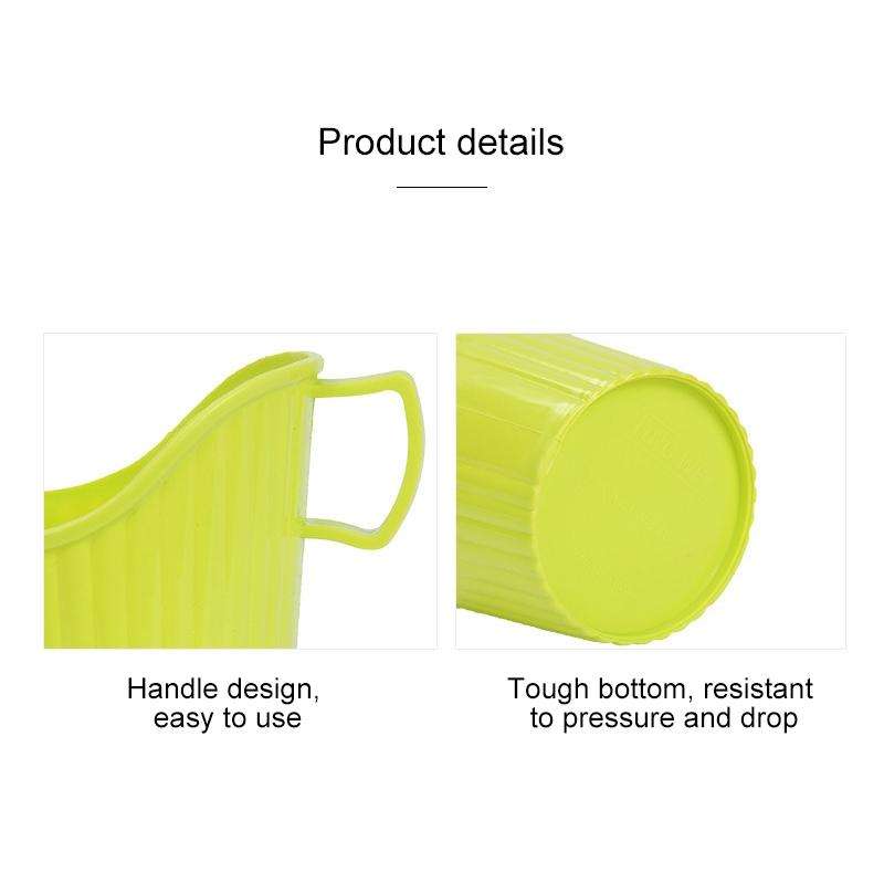 10 PCS Disposable Paper Cup Holder Plastic Anti-scald Heat Insulation Cup Holder Random Color Del...