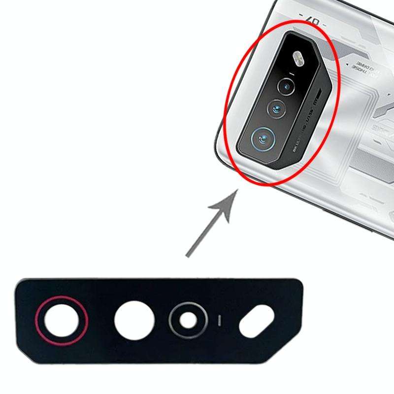 For Asus ROG Phone 7 Back Camera Lens (Red)