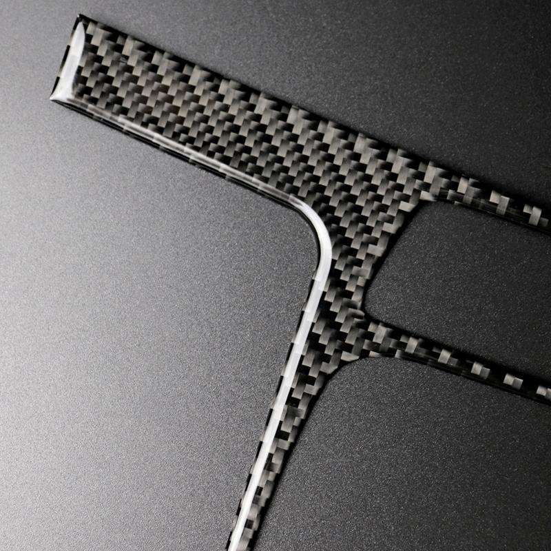 Car Carbon Fiber Gear Position Panel Decorative Sticker for Audi 2010-2018 Q5 / 2009-2016 A4L / 2...