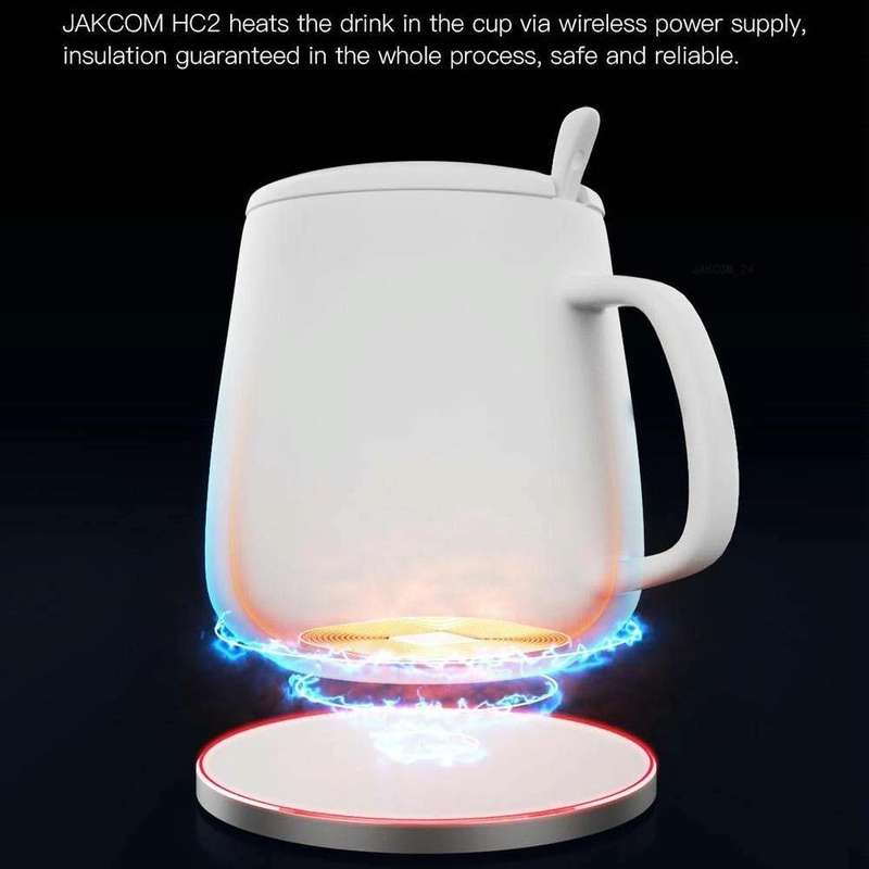 JAKCOM HC2S Wireless Heating Cup Set(White)