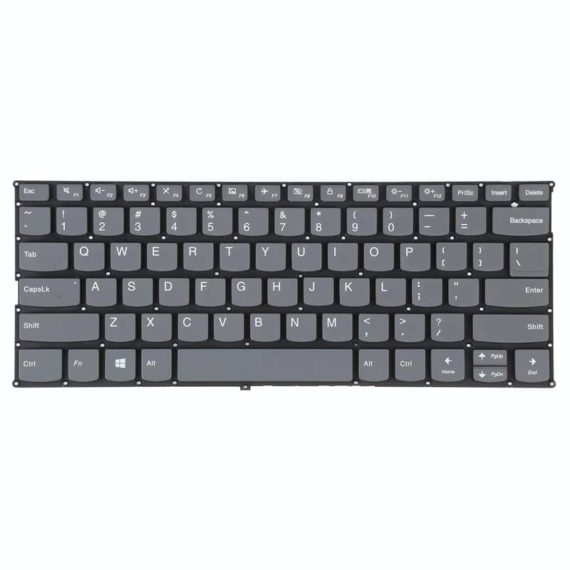 Not Power Button US Version Keyboard for Lenovo IdeaPad 320s-13 320s-13ikb(Grey)