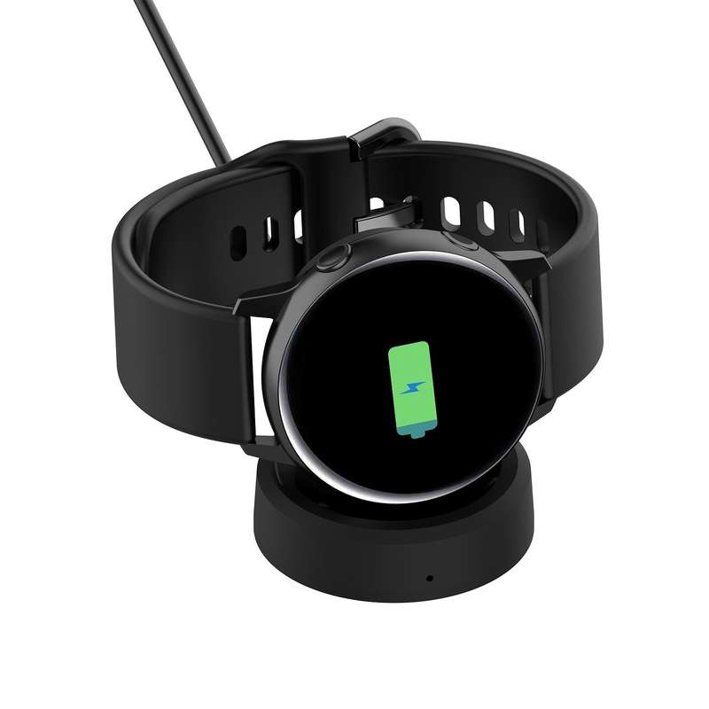 For Samsung Galaxy Watch4 Classic / Galaxy Watch4 Universal Silicone Charger Holder(Black)