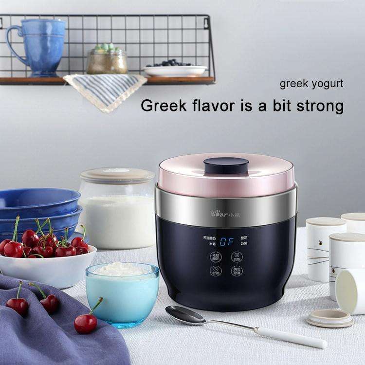 Bear SNJ-C10T1 Fully Automatic Ceramic Yogurt Cup Rice Wine Cheese Machine Yogurt Machine, Glass ...