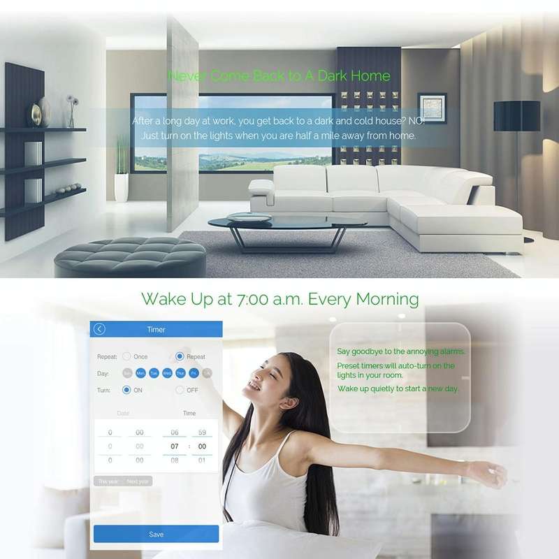 WS-EU-01 EWeLink APP & Touch Control 2A 1 Gang Tempered Glass Panel Smart Wall Switch, AC 90V-250...