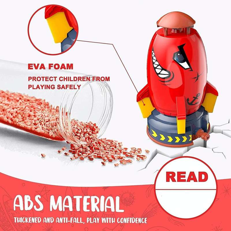 Outdoor Yard Sprinkler Toy Rocket Sprinkler Summer Toy With Interface Tech